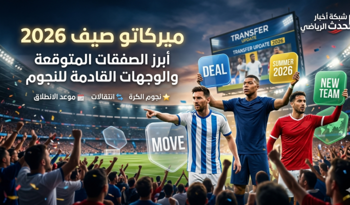 ميركاتو صيف 2026 سوق انتقالات صيف 2026