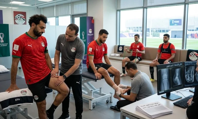 اصابات منتخب مصر