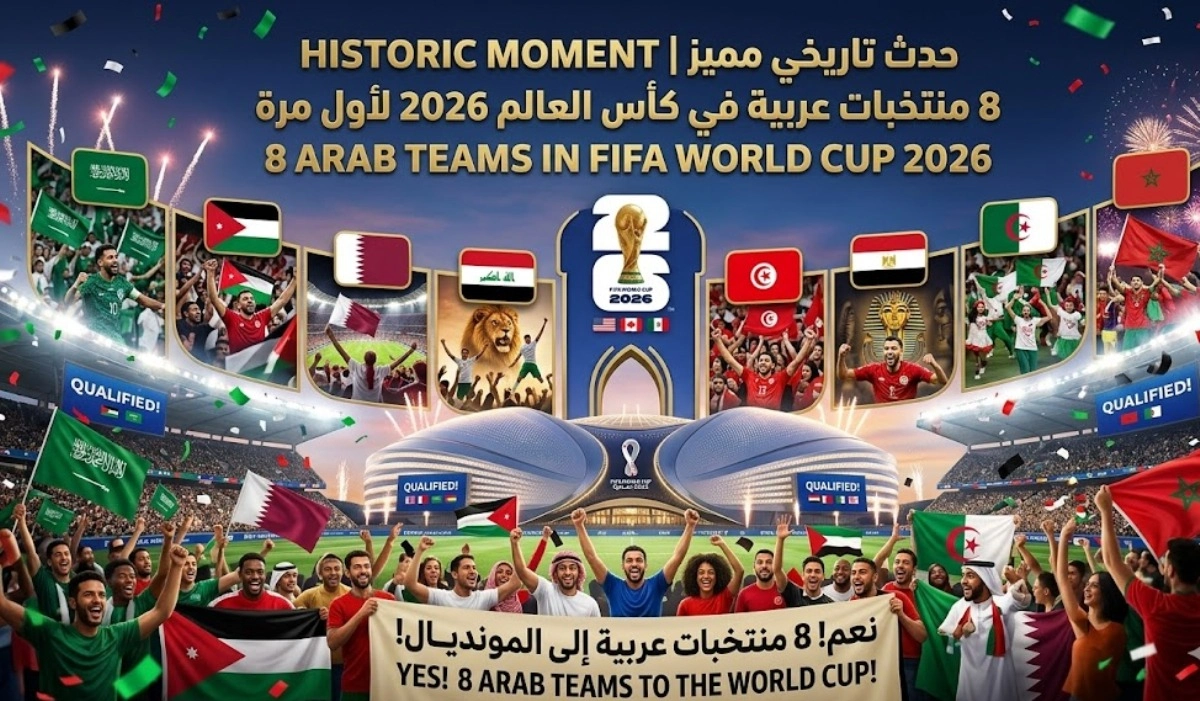 8 منتخبات عربية في كأس العالم 2026