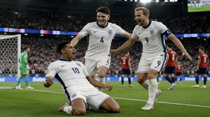 إنكلترا النرويج المنتخب الانجليزي