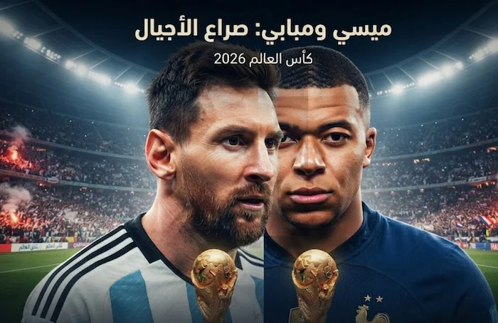 ميسي ضد مبابي: صراع الأجيال الذي سيحسم عرش العالم في 2026!