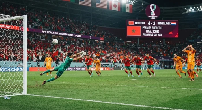 مباراه المغرب وهولندا كاس العالم