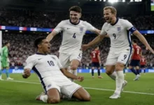 إنكلترا النرويج المنتخب الانجليزي
