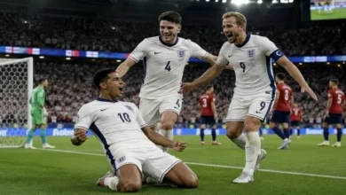 إنكلترا النرويج المنتخب الانجليزي