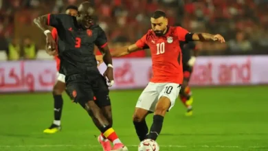 ترتيبات منتخب مصر لكرة القدم و منتخب أنغولا لكرة القدم