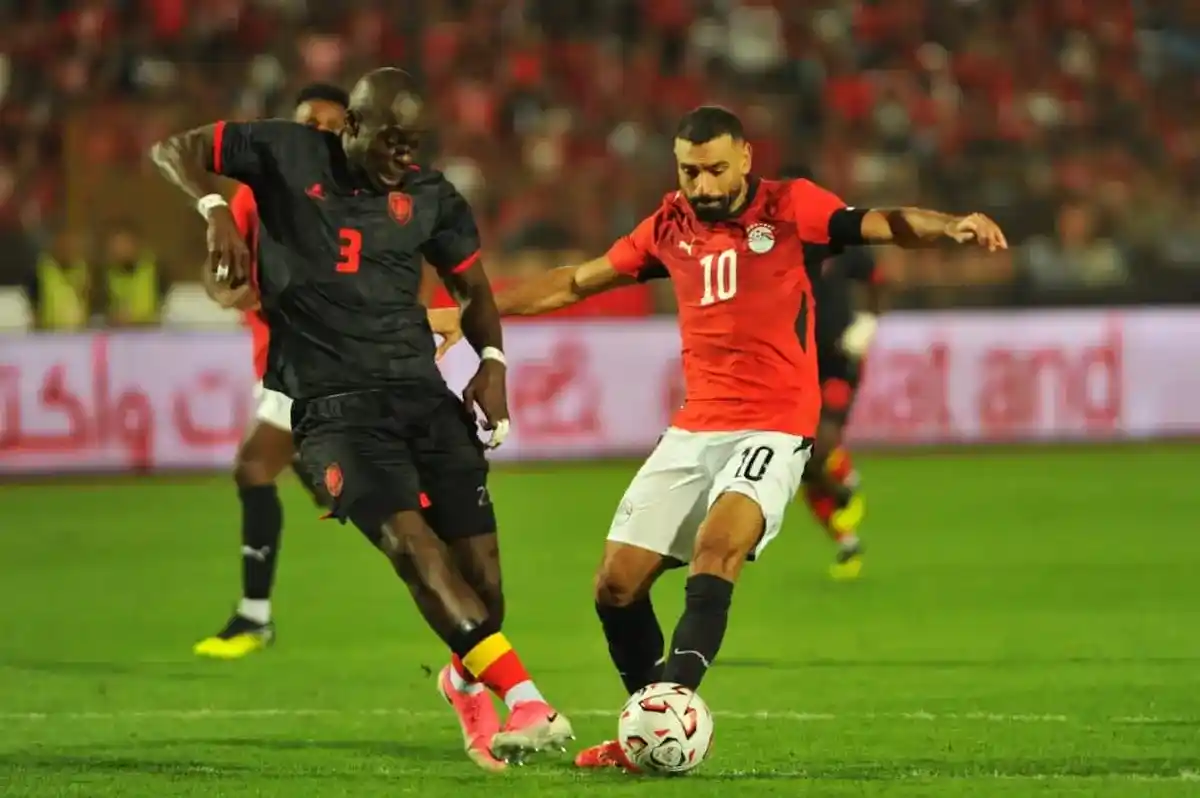ترتيبات منتخب مصر لكرة القدم و منتخب أنغولا لكرة القدم