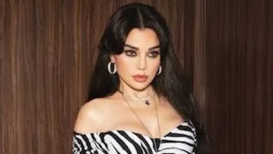 هيفاء وهبي تتألق بفستان أسود