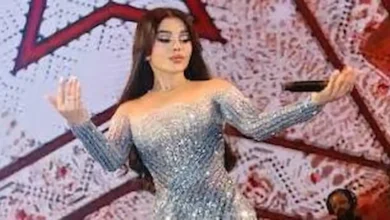 هيفاء وهبي تخطف الأنظار بفستان دانتيل شفاف في عرض Dolce & Gabbana بميلانو 2027