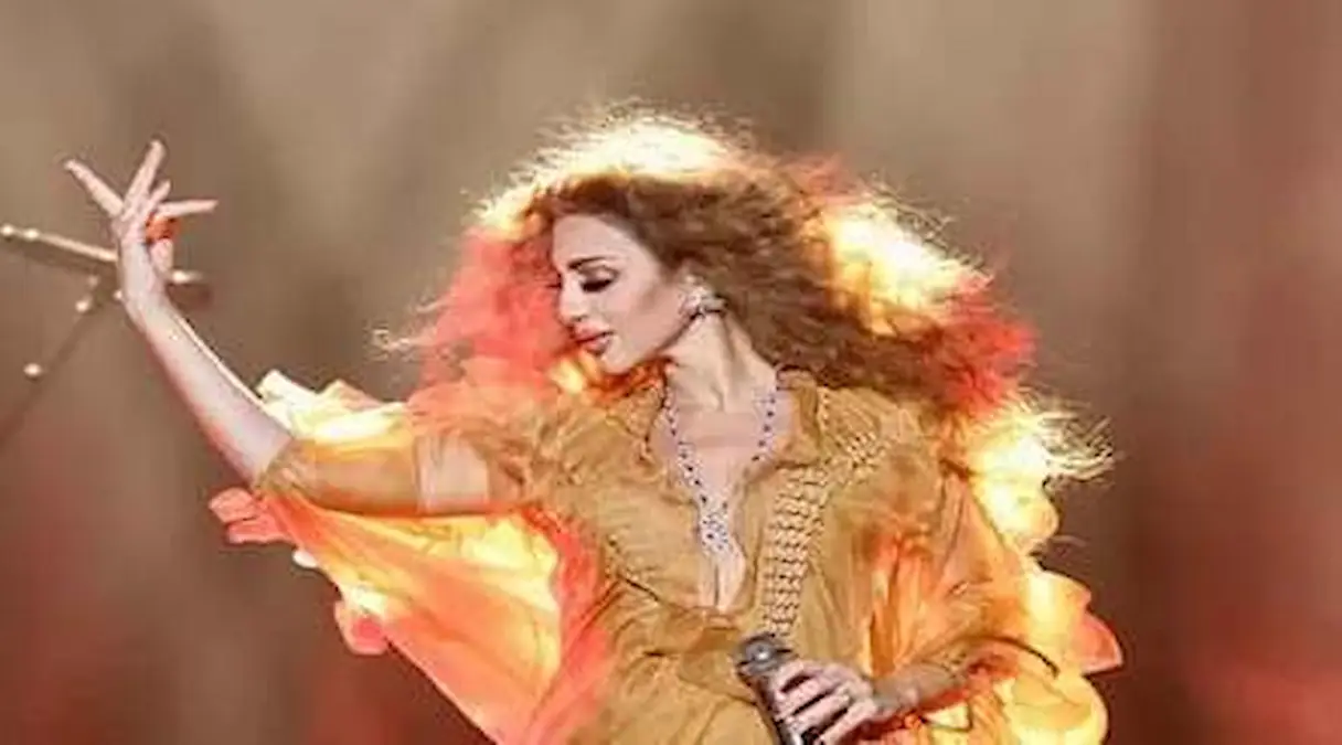 ميريام فارس في حفلها في أمستردام