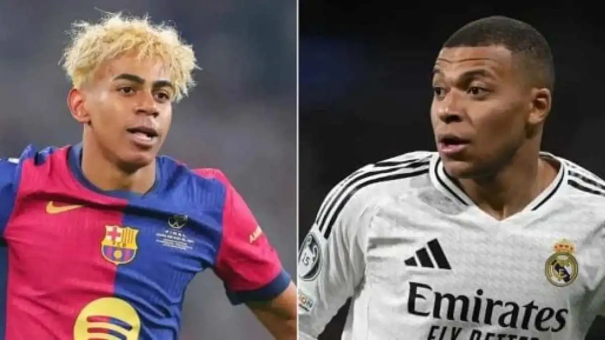 لامين يامال يطارد رقم مبابي القياسي في دوري أبطال أوروبا